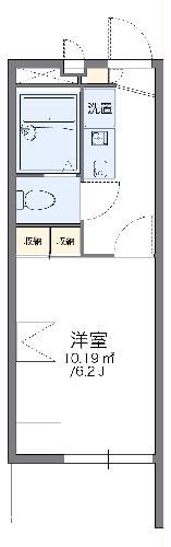 レオパレスアムールの間取り写真