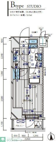 メインステージ八王子TokyoWestの間取り写真