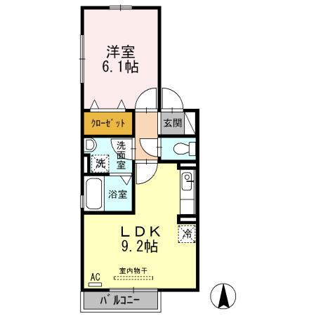 地下鉄名城線 自由ケ丘駅 徒歩25分 2階建 築17年の間取り写真