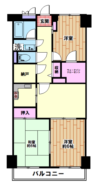 ライオンズステーションプラザ梅島の間取り写真