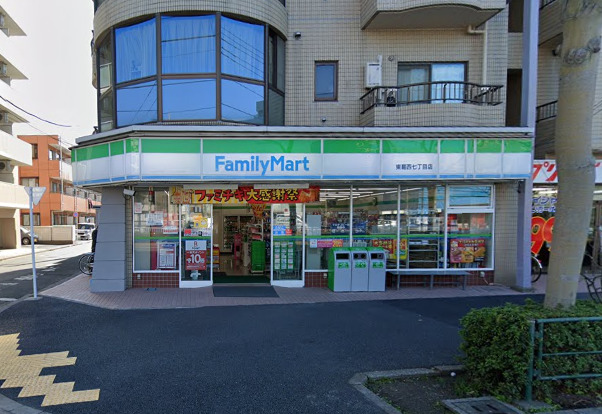 コンビニ　ファミリーマート 東葛西七丁目店（コンビニ）まで1134m