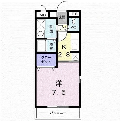 東急東横線 大倉山駅 徒歩15分 2階建 築19年の間取り写真