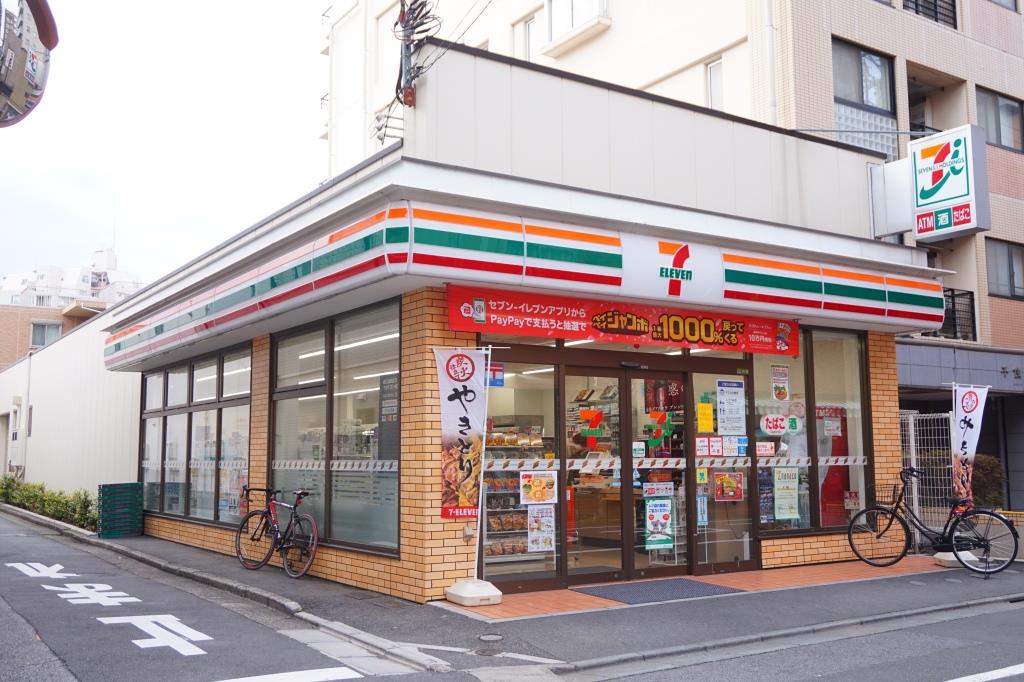 コンビニ　セブンイレブン 千住仲町店（コンビニ）まで107m