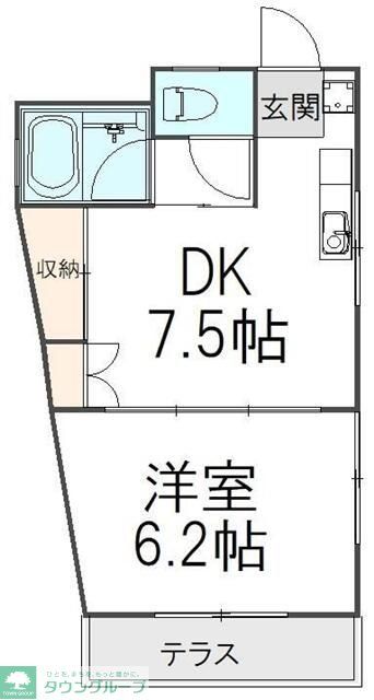 第3メゾン若竹の間取り写真