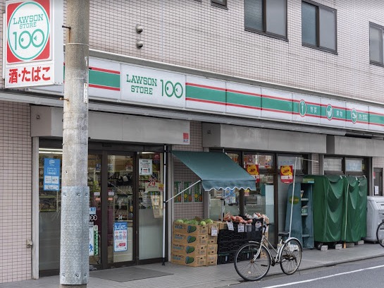 コンビニ　ローソンストア100江戸川松島店（コンビニ）まで92m
