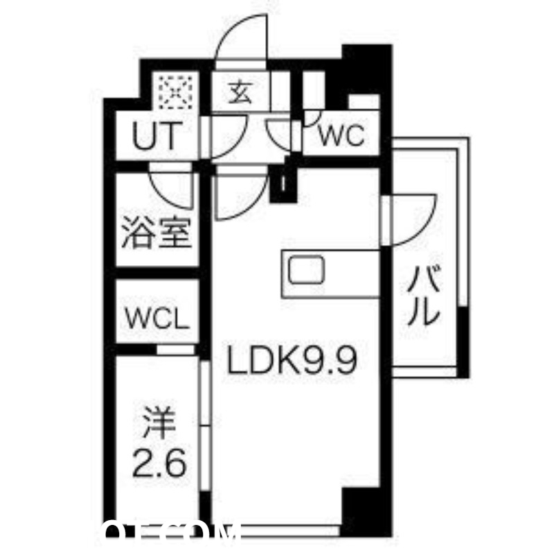 西鉄天神大牟田線 大橋駅 徒歩8分 6階建 築15年の間取り写真