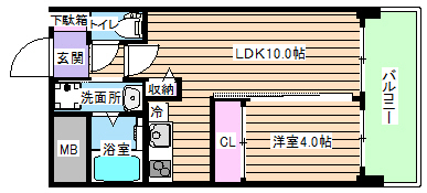 セレニテ新大阪calmeの間取り写真