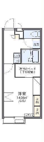 レオパレスマリン王ノ瀬の間取り