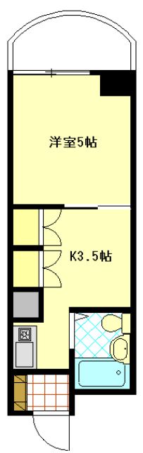 静岡市駿河区南町のマンションの間取り