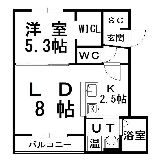 アプローズの間取り