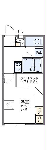 レオパレスハーモニーの間取り