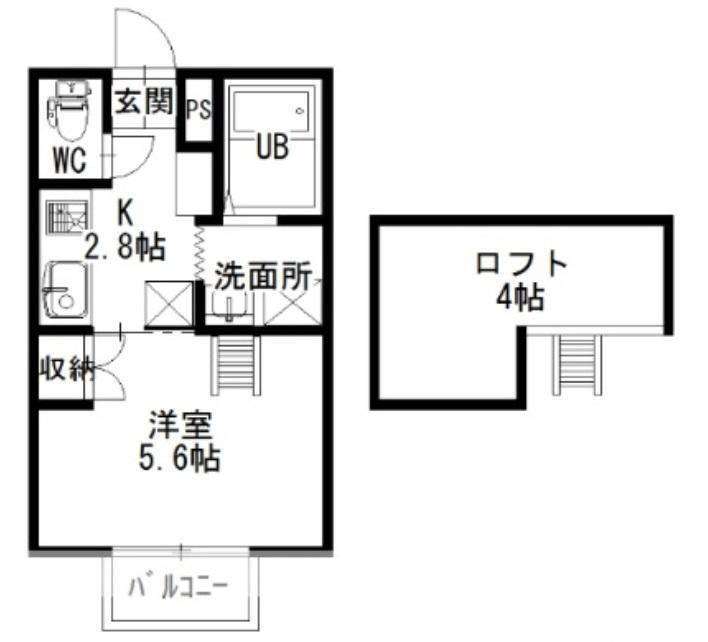 チェルシーハウスの間取り