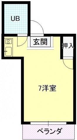 広島市中区小網町のマンションの間取り