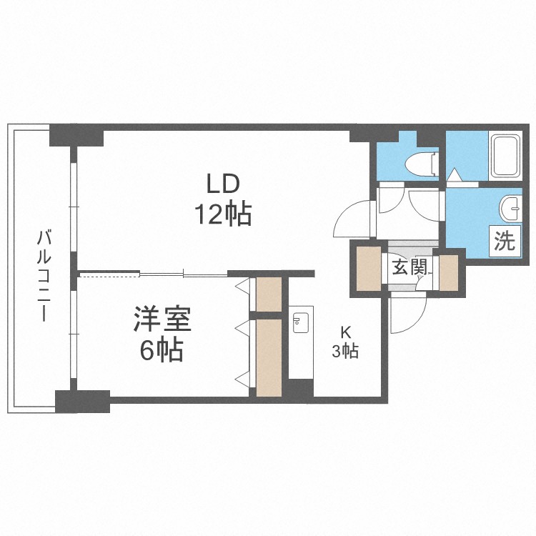 ティアラタワー中島倶楽部（III）の間取り