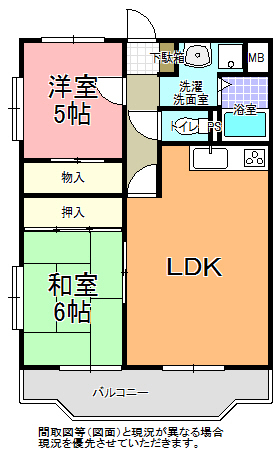 ファミール笠原の間取り