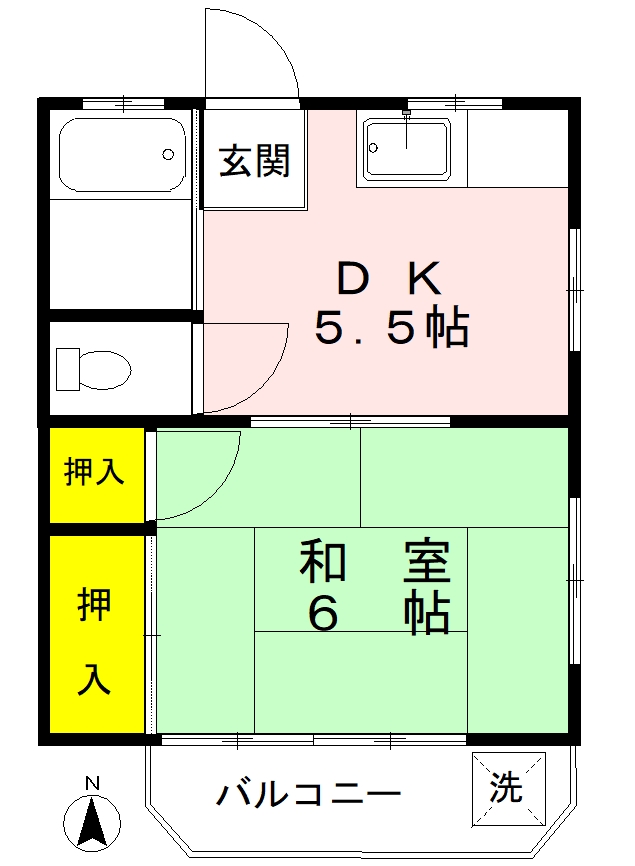 菊地ビルの間取り