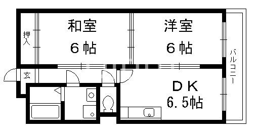 アネックス鳥羽の間取り