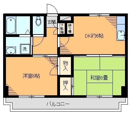 エクセル平柳の間取り