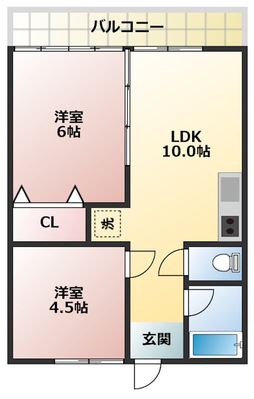 菅波ビルの間取り