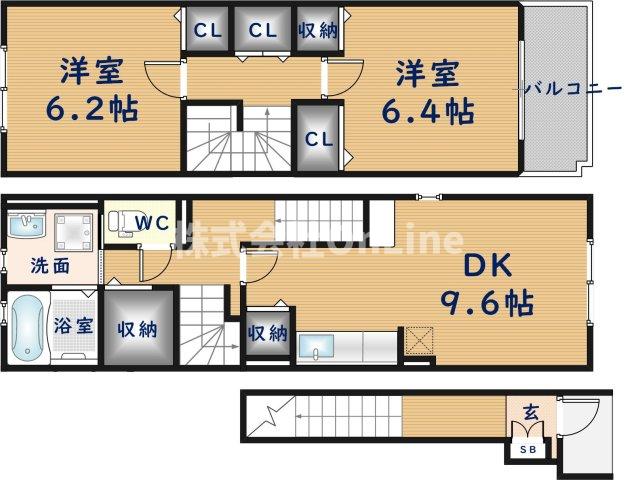 カイザーヴィラの間取り