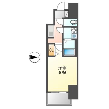 【メイクス名駅太閤の間取り】