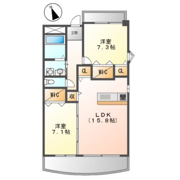 ステージ覚王山の間取り