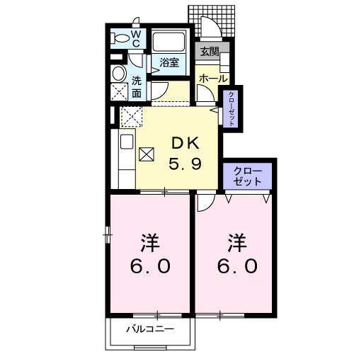 パビリオン名和Bの間取り