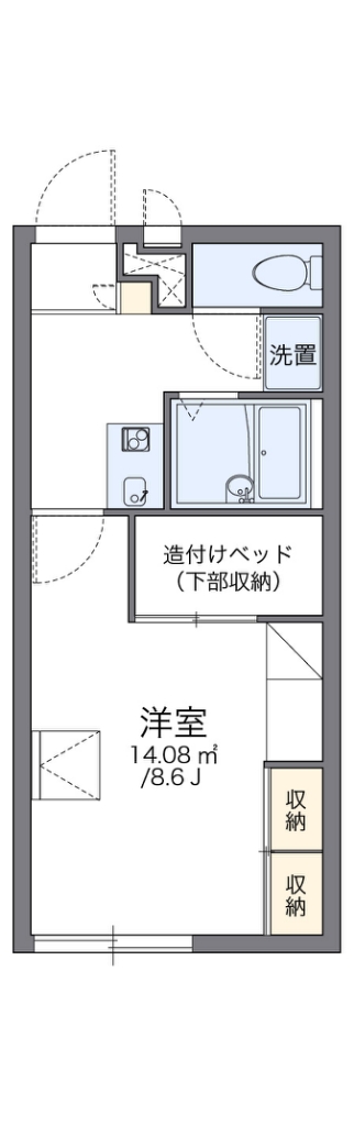 レオパレス星野の間取り