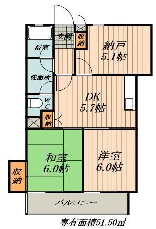 アートメゾンの間取り