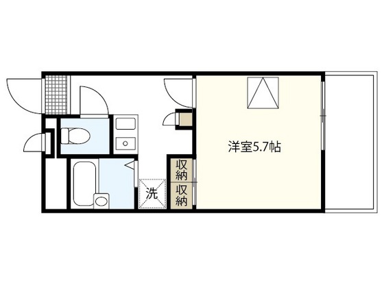 広島市安芸区矢野東のマンションの間取り