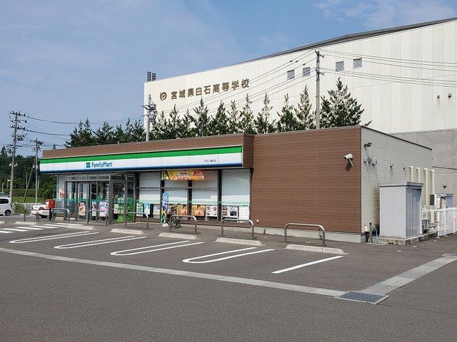 【白石市西益岡町のアパートのコンビニ】