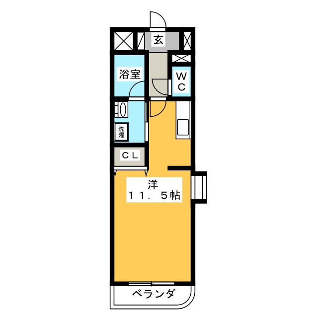 シャンベール浅井の間取り