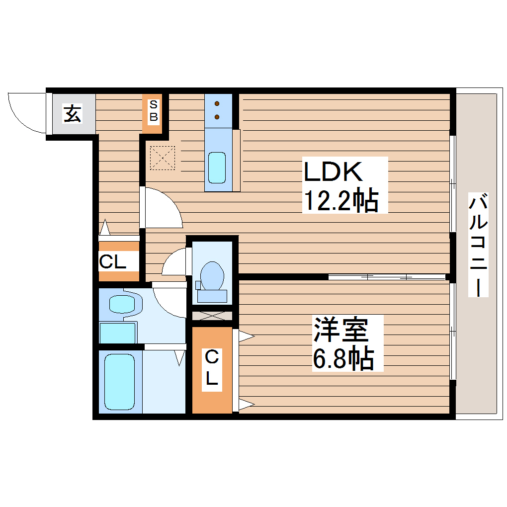 Mea.nui上杉の間取り