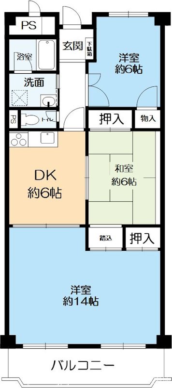 ローレルハイツ千里　３号棟の間取り