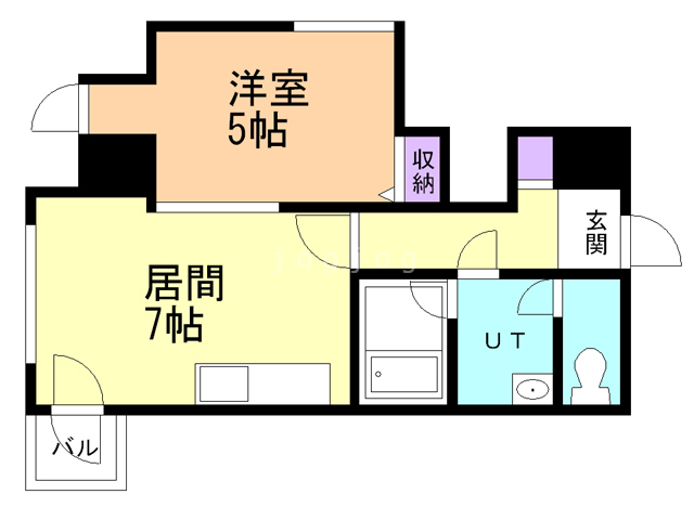 コートロティ大通の間取り