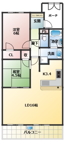 堺駅前アーバンコンフォートの間取り