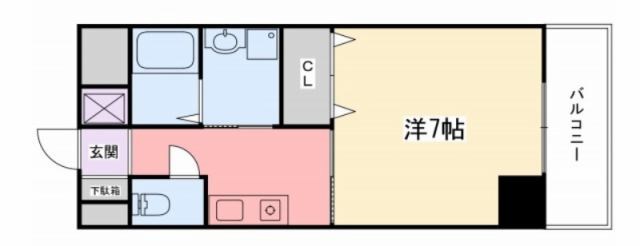 姫路市東延末のマンションの間取り