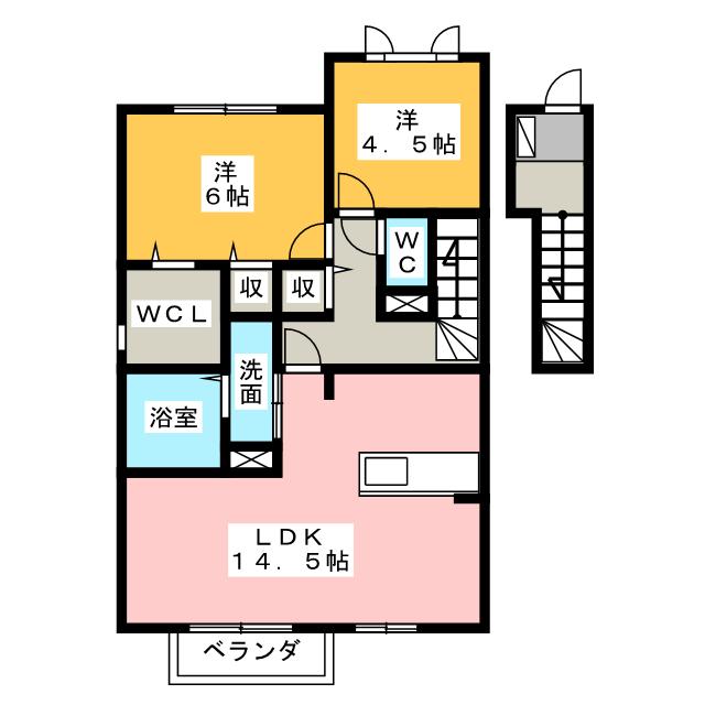 ラヴェニールの間取り