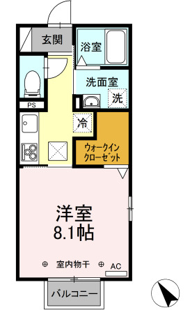 D-room宙の間取り