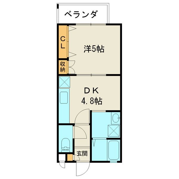 プレサント安里ヒルズの間取り