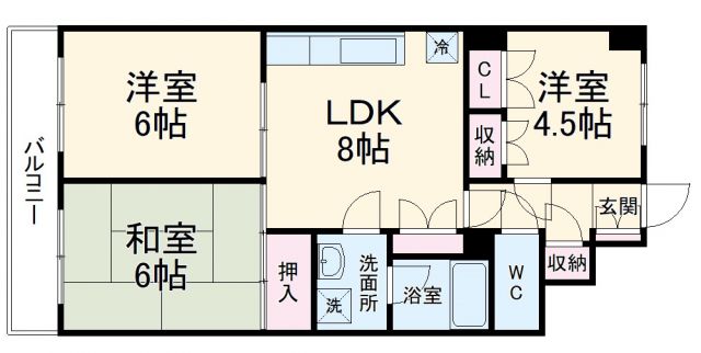 日吉ロイヤルパレスの間取り