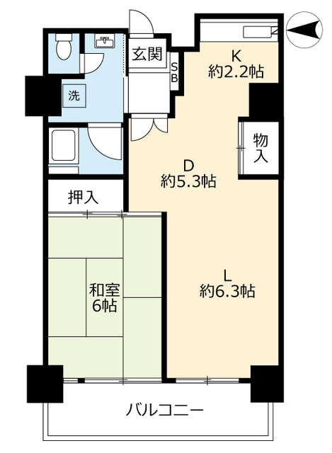 ＵＲ武庫川の間取り