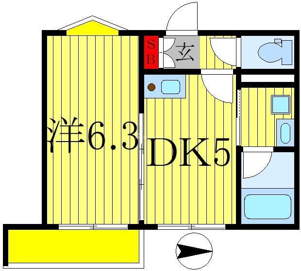 クロレ南流山IIの間取り