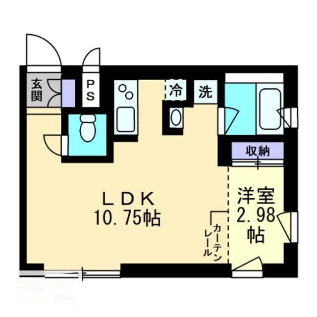 高松市中野町のマンションの間取り