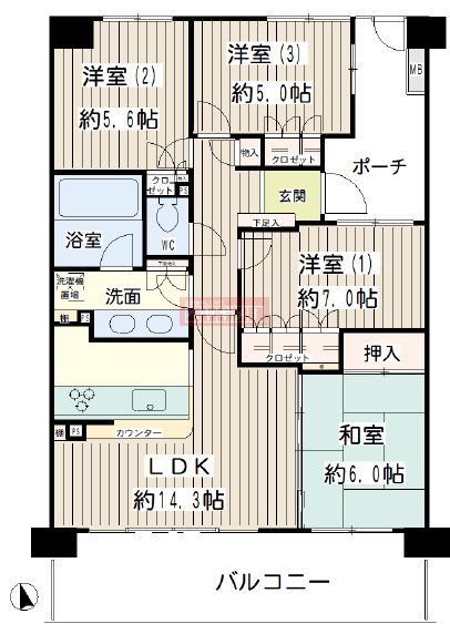 アイランドブリーズの間取り