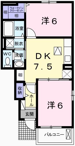 アロッジオアルビコッカの間取り