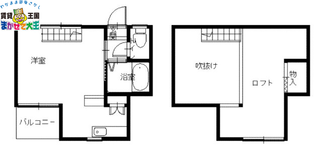 長崎市坂本のアパートの間取り