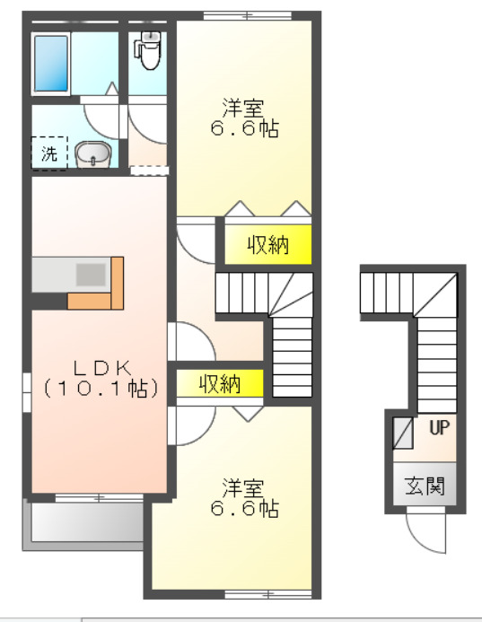 チアーズシャンパーニュの間取り