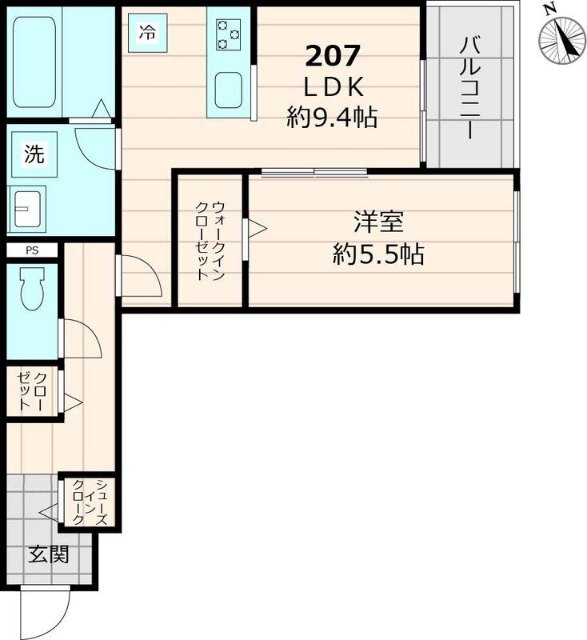 ユアメゾン船堀Ｋの間取り