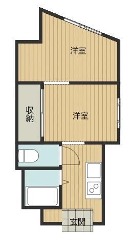 千成マンションの間取り